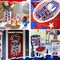 Patriotic Wreath Sash for Front Door, 56" Red White Stripe Star Satin Ribbon Garland for 4th of July, Memorial Day & DIY Wreath Bow Decorations